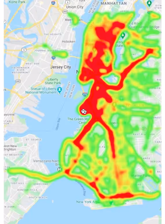 Ikea NYC - Heatmap September 2019