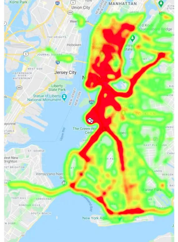 Ikea NYC - Heatmap September 2019
