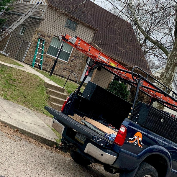 image of completed roof project for a roofing contractor