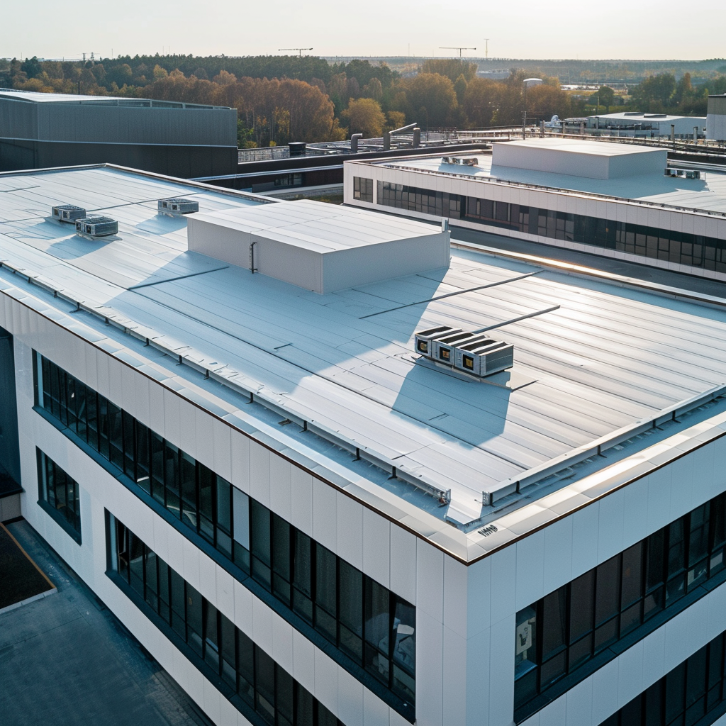 image of completed roof project for a roofing contractor