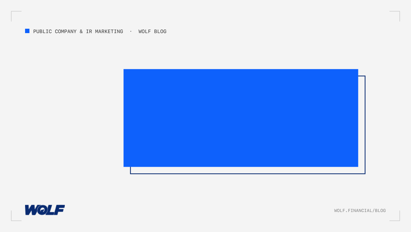 Twitter For Public Company IR Communications Strategy Guide