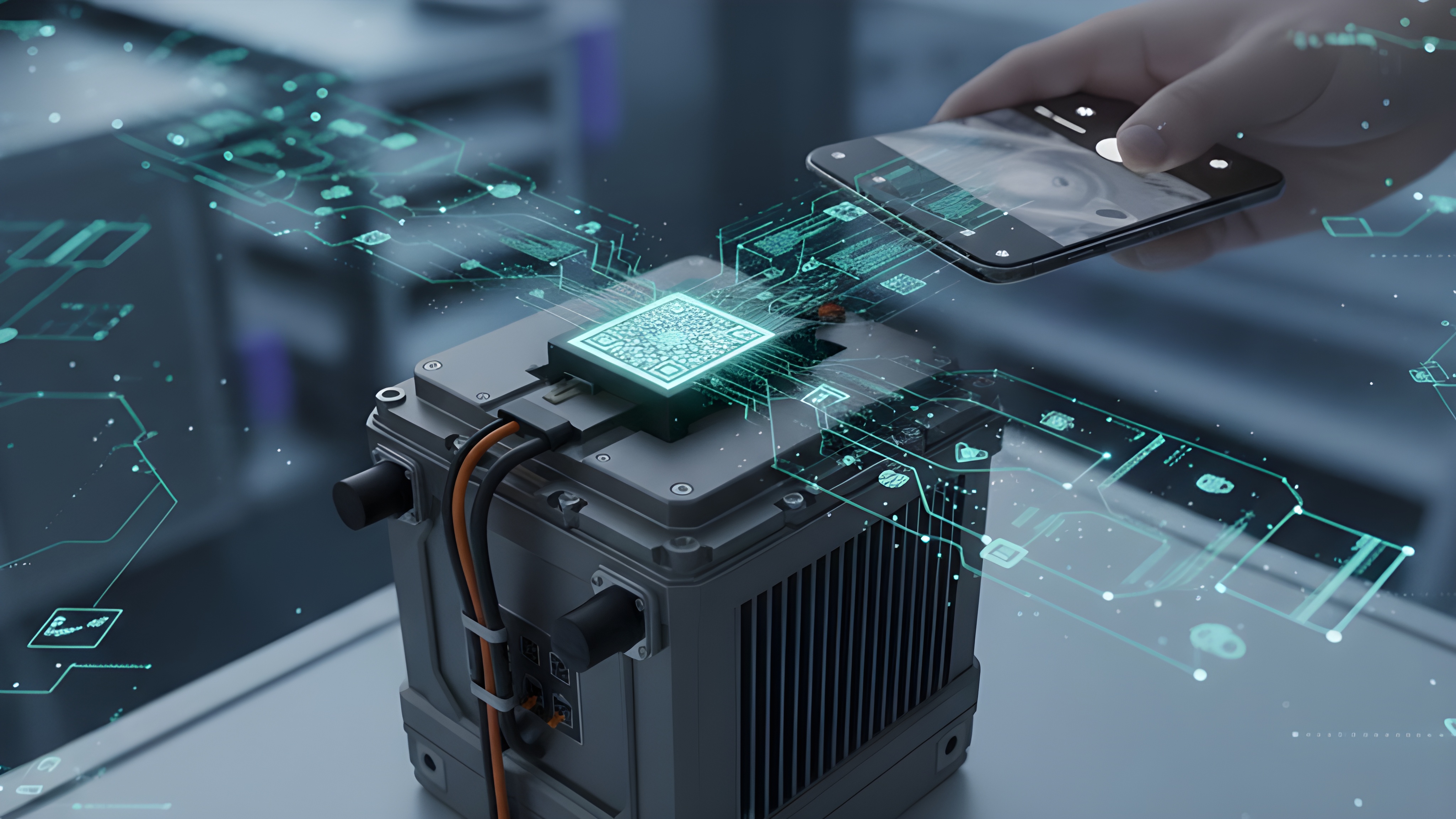 Goods Tag Digital Product Passport showing information about a cordless drill