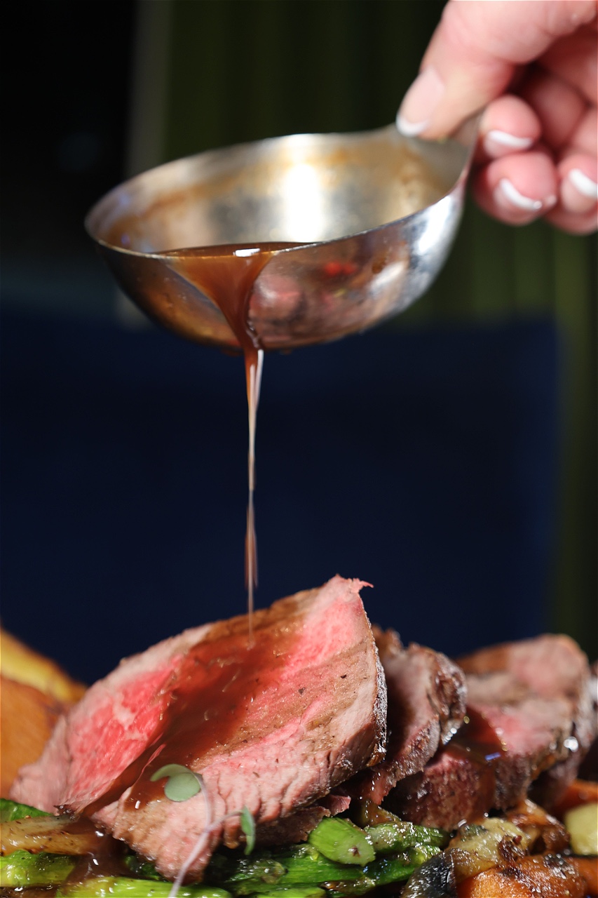 elegant restaurant corner