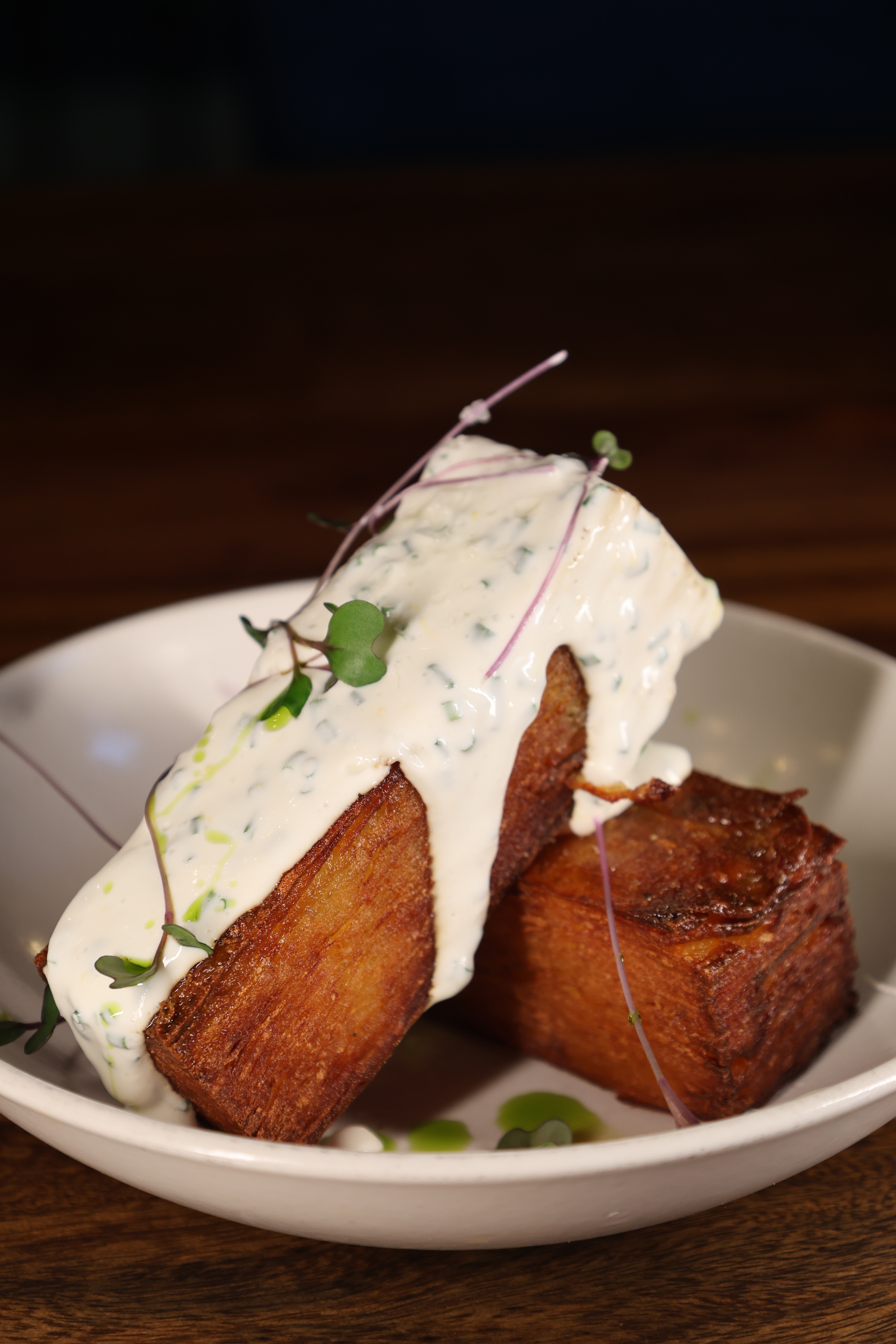 elegant restaurant corner