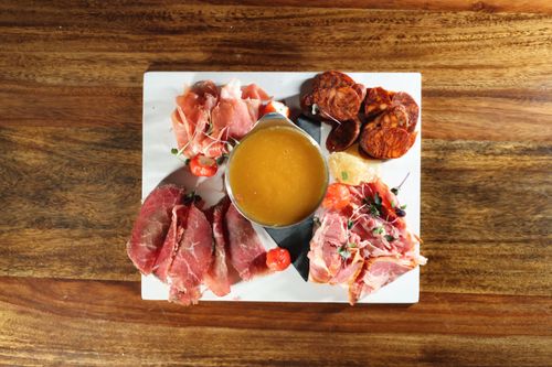 elegant restaurant corner