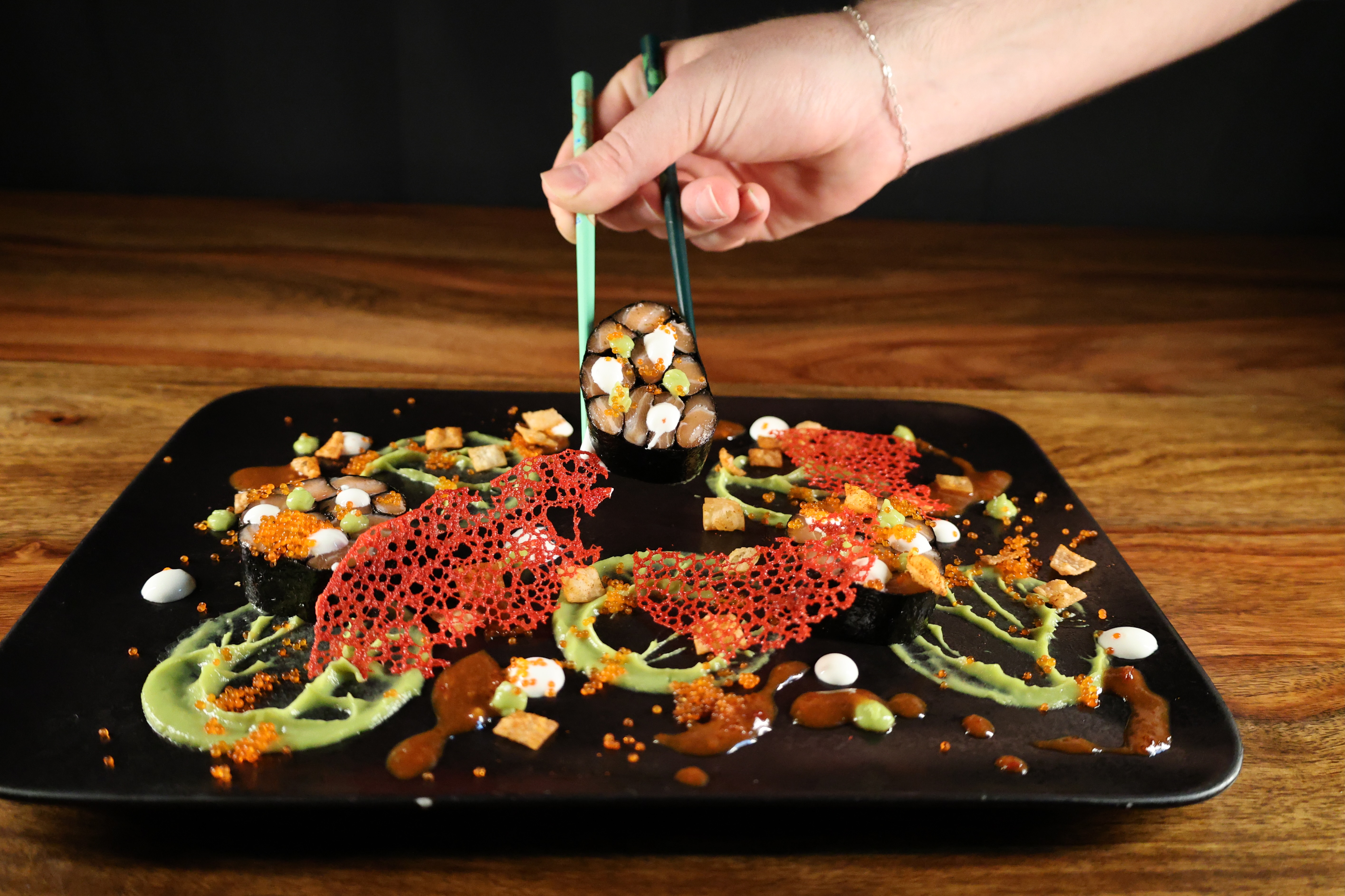 image of unique dish presentation (for a mexican restaurant)