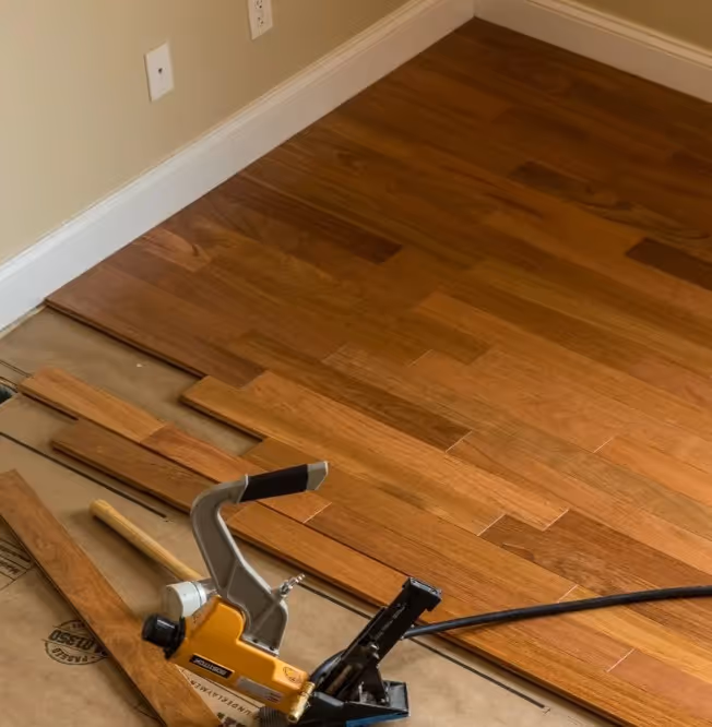 Top-rated strip hardwood showcasing natural oak with classic look installed near Reedy Church District Virginia