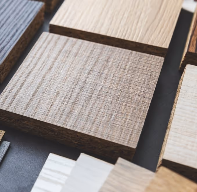 Certified flooring samples featuring various wood tones with showing variety available in Reedy Church District Virginia