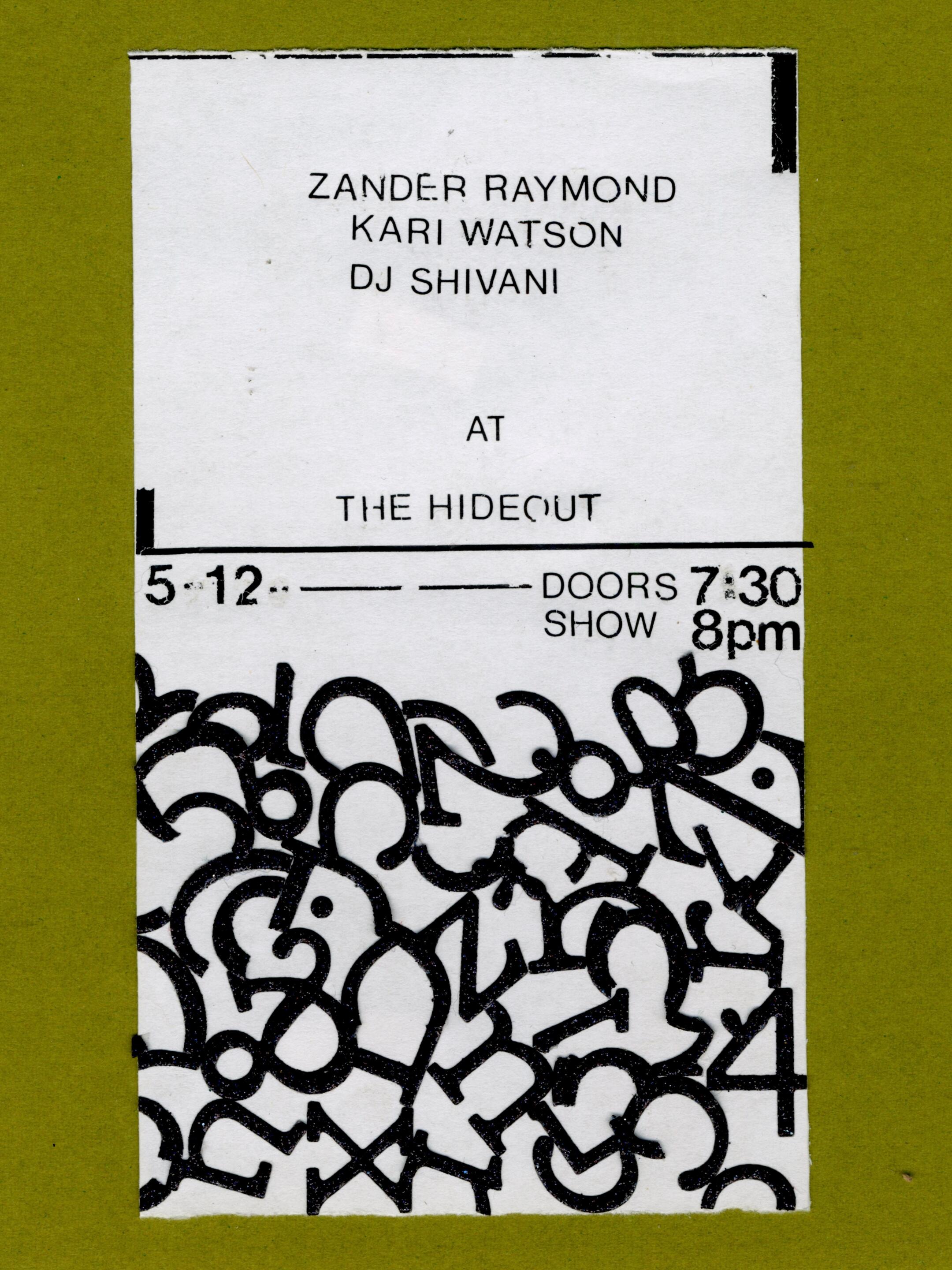 Zander Raymond, Kari Watson, DJ Shivani