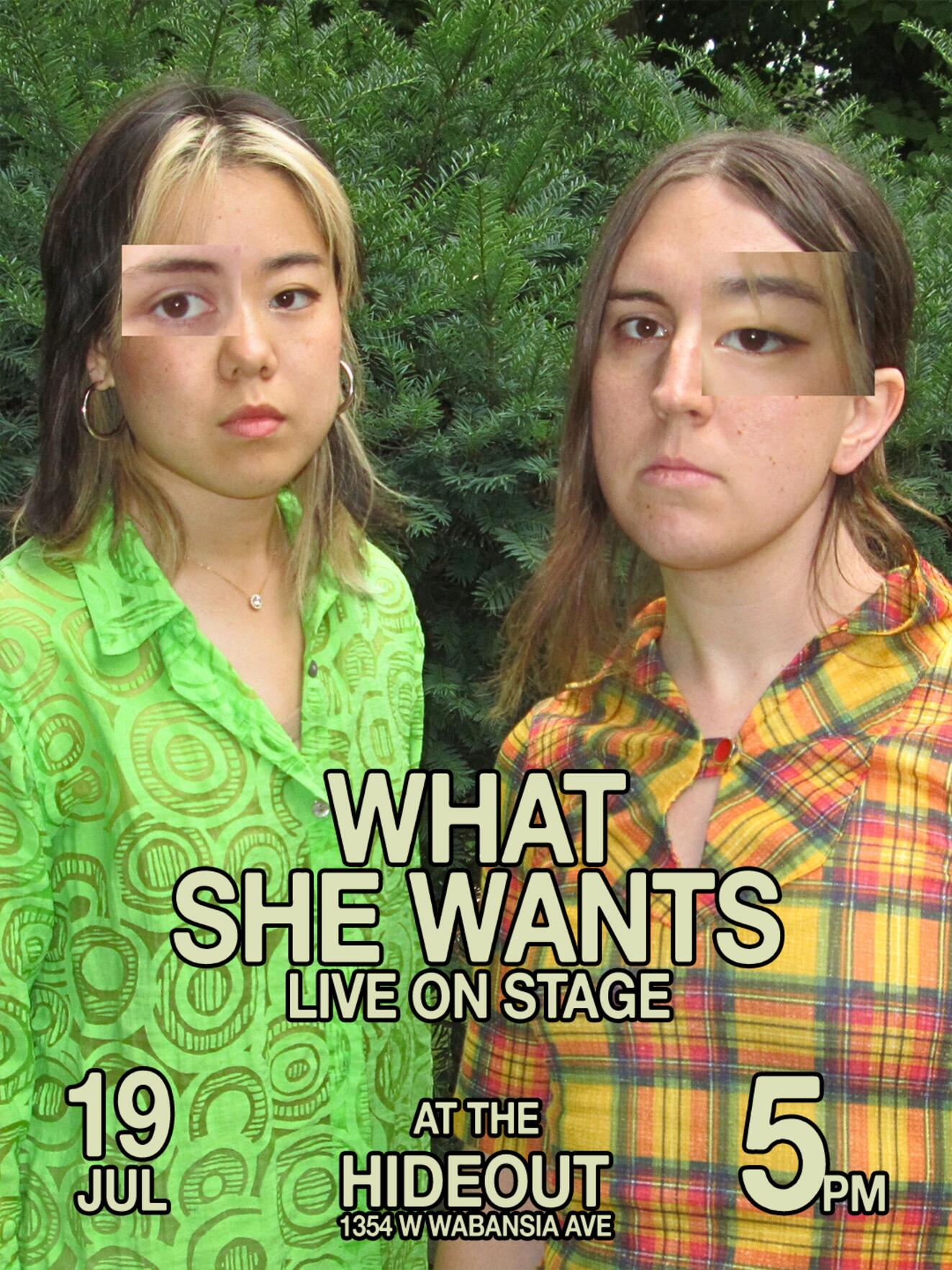 WHAT SHE WANTS: LIVE ON STAGE