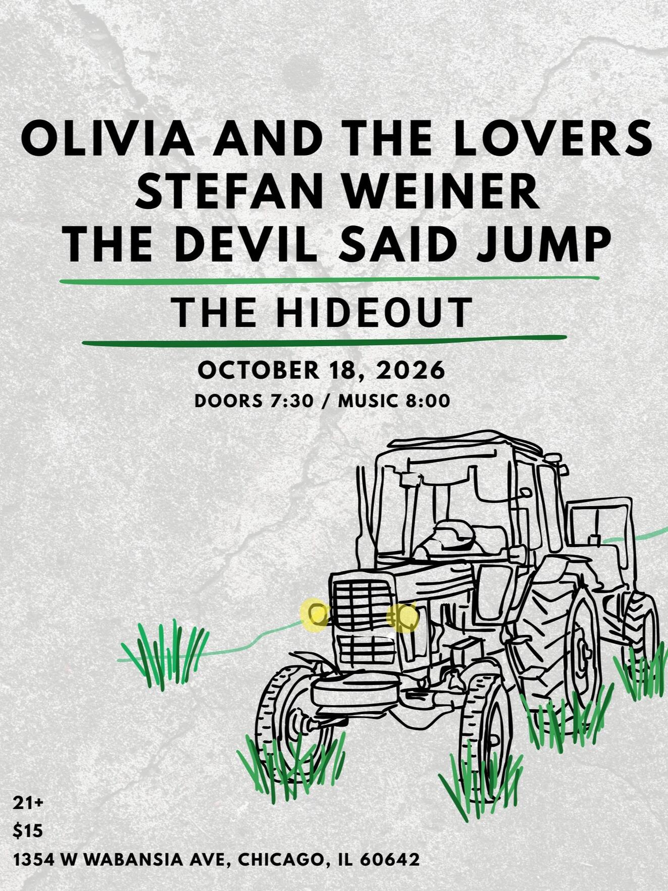 Olivia and the Lovers, Stefan Weiner, Devil Said Jump