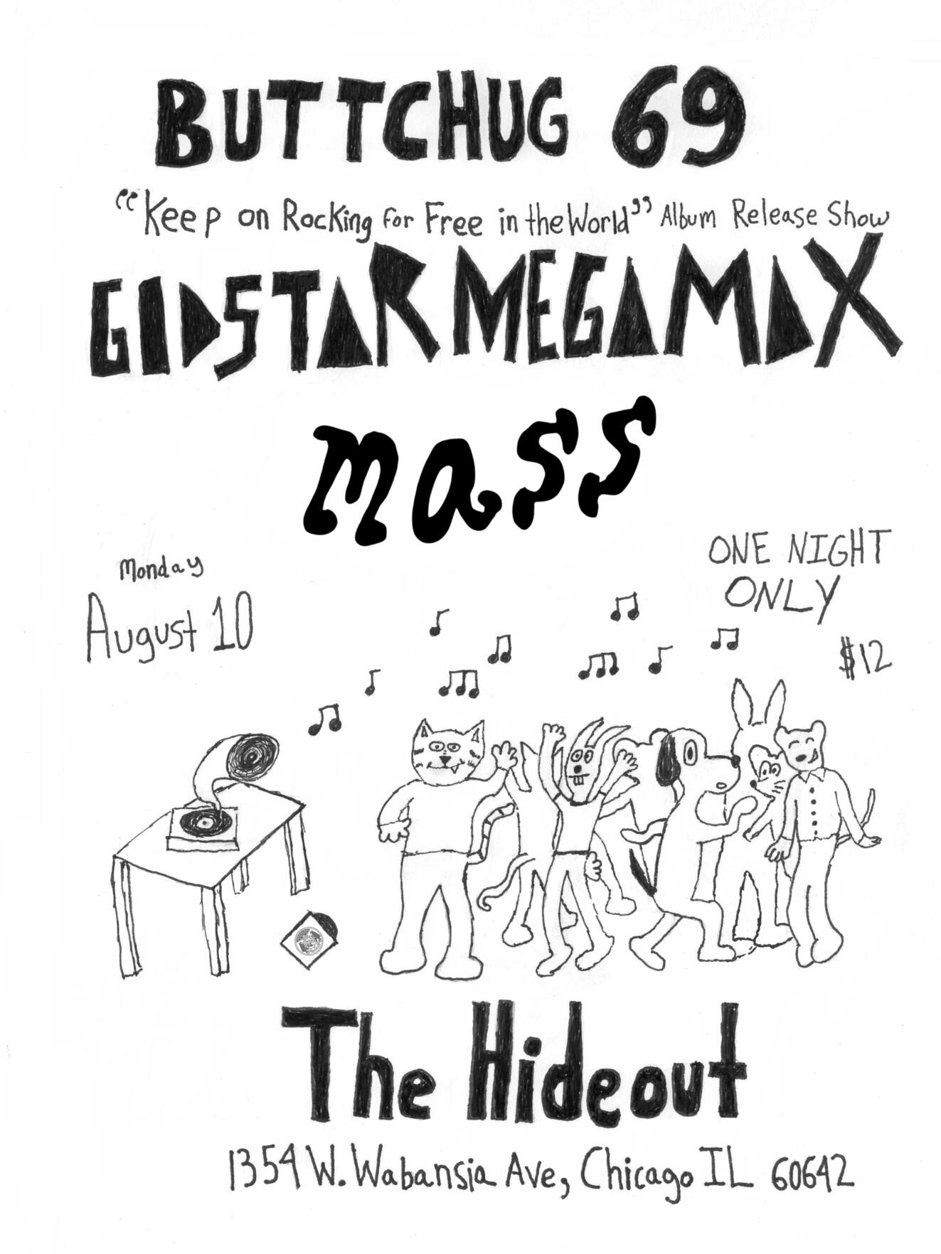 Buttchug 69, Godstar Megamax, Mass