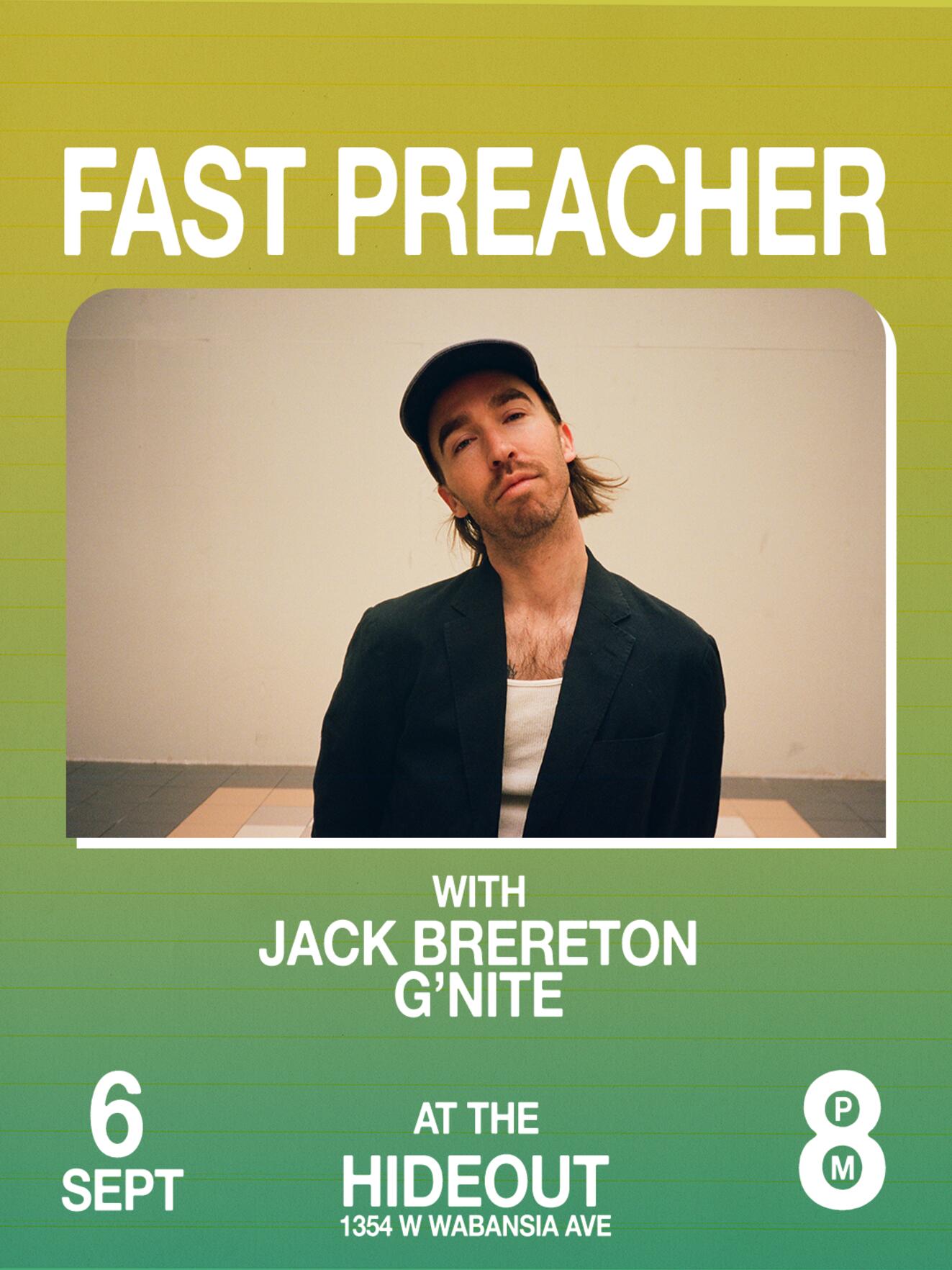 Fast Preacher, Jack Brereton, G'Nite