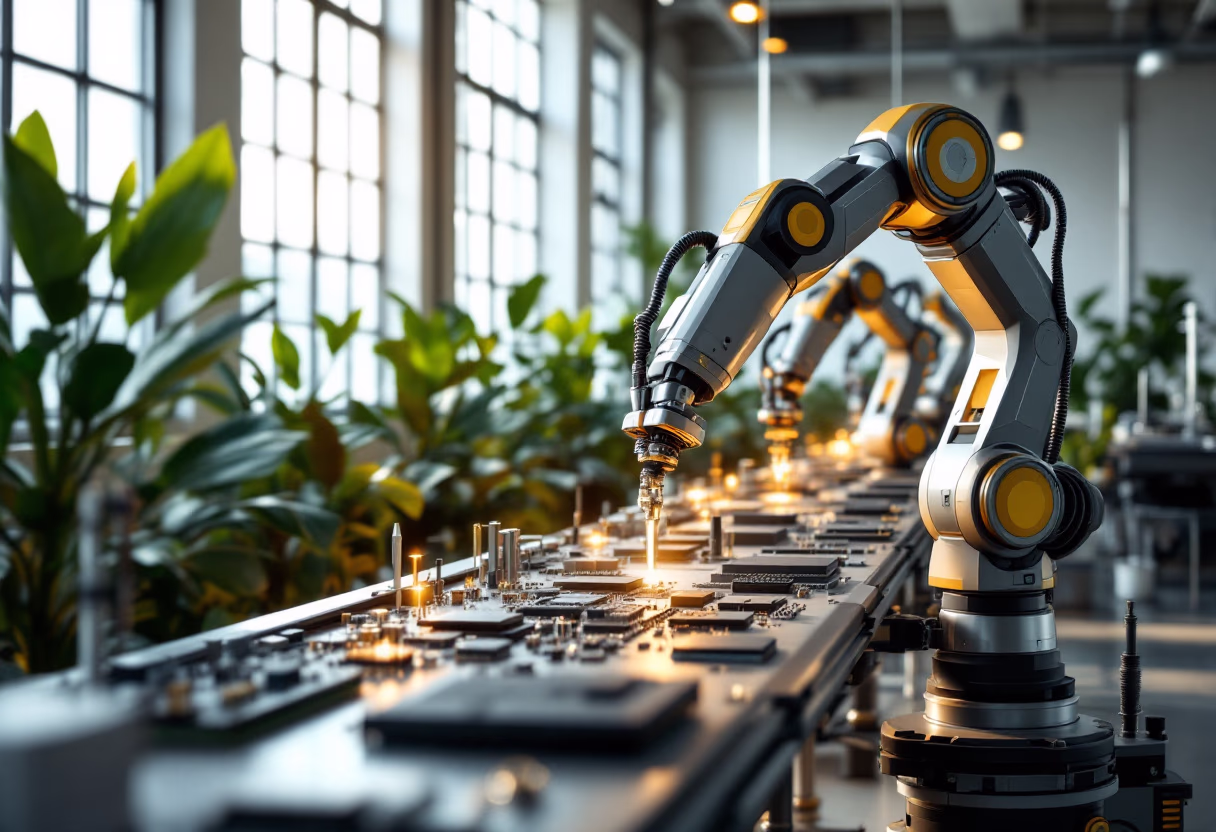 [digital project] image of factory automation