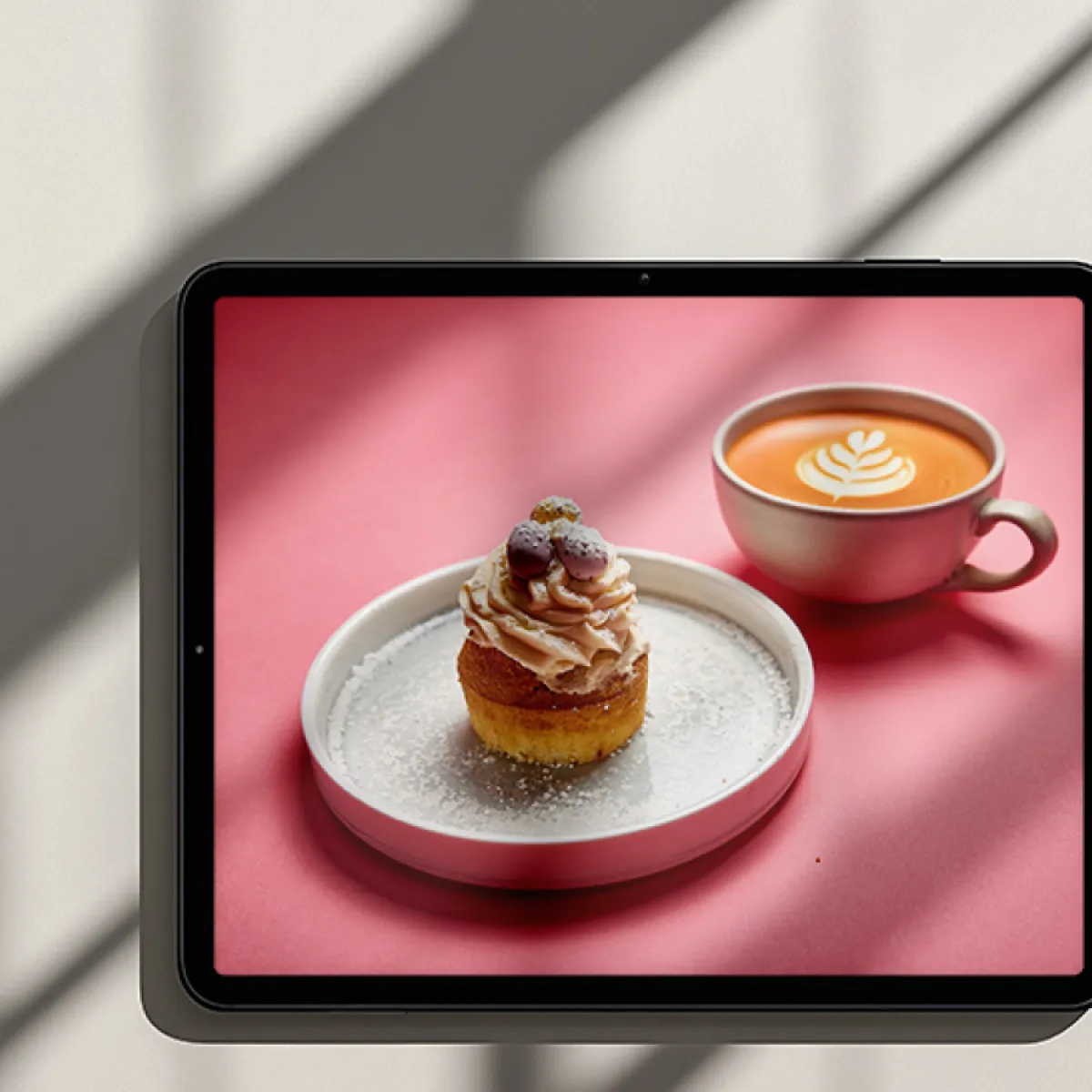 Food and drink from Eurest showcased in social media posts.