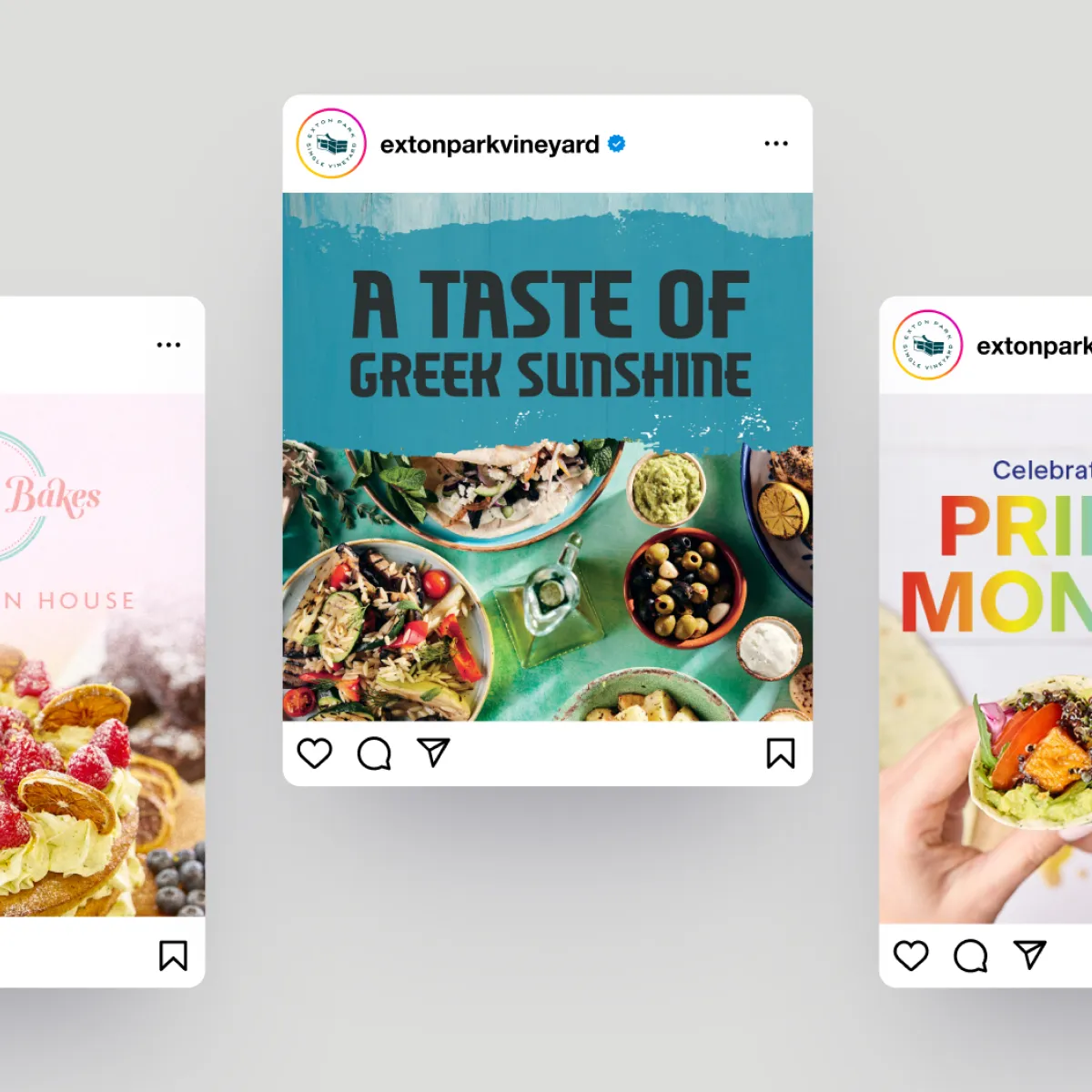 Food from Eurest showcased in social media posts.