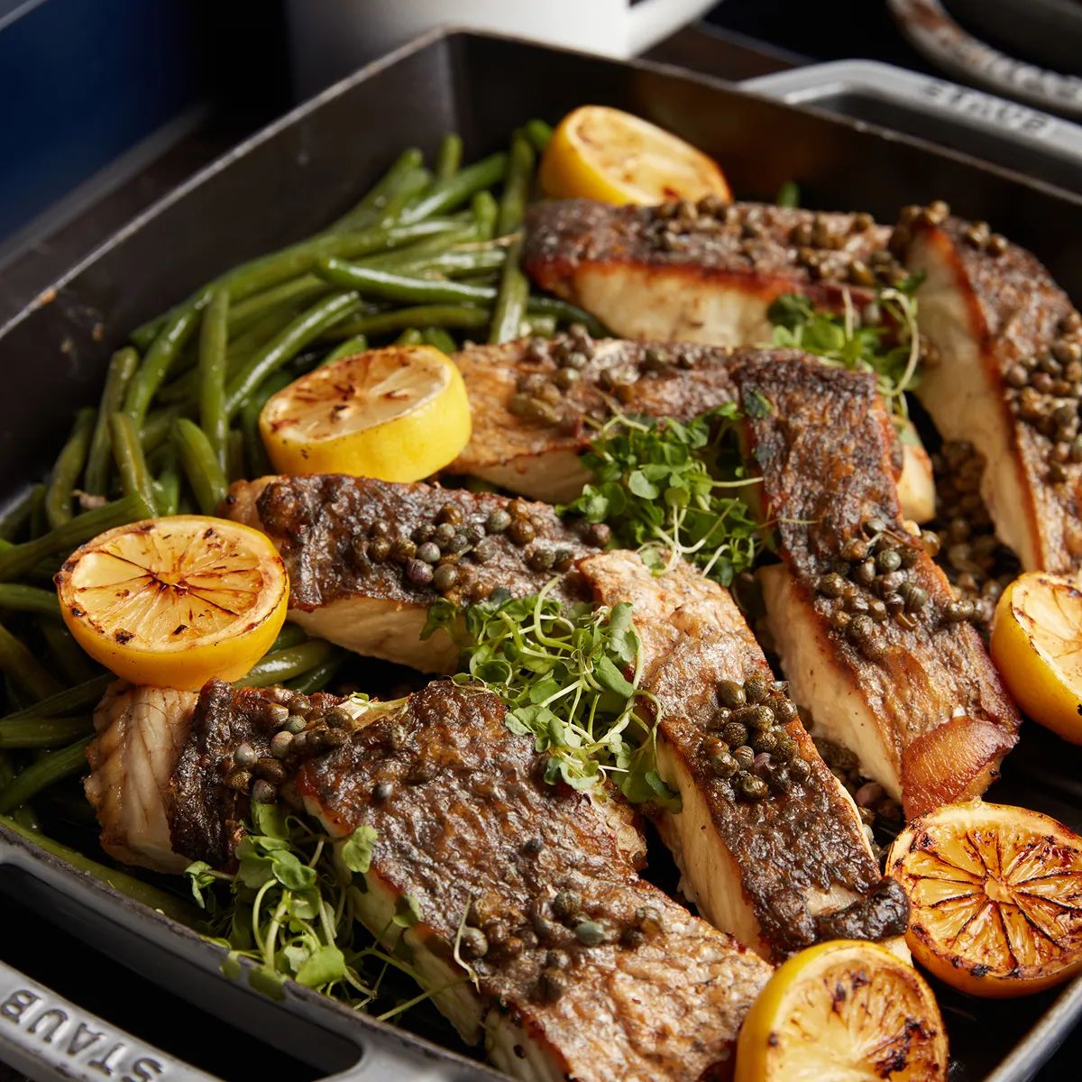 A delicious bowl of food.