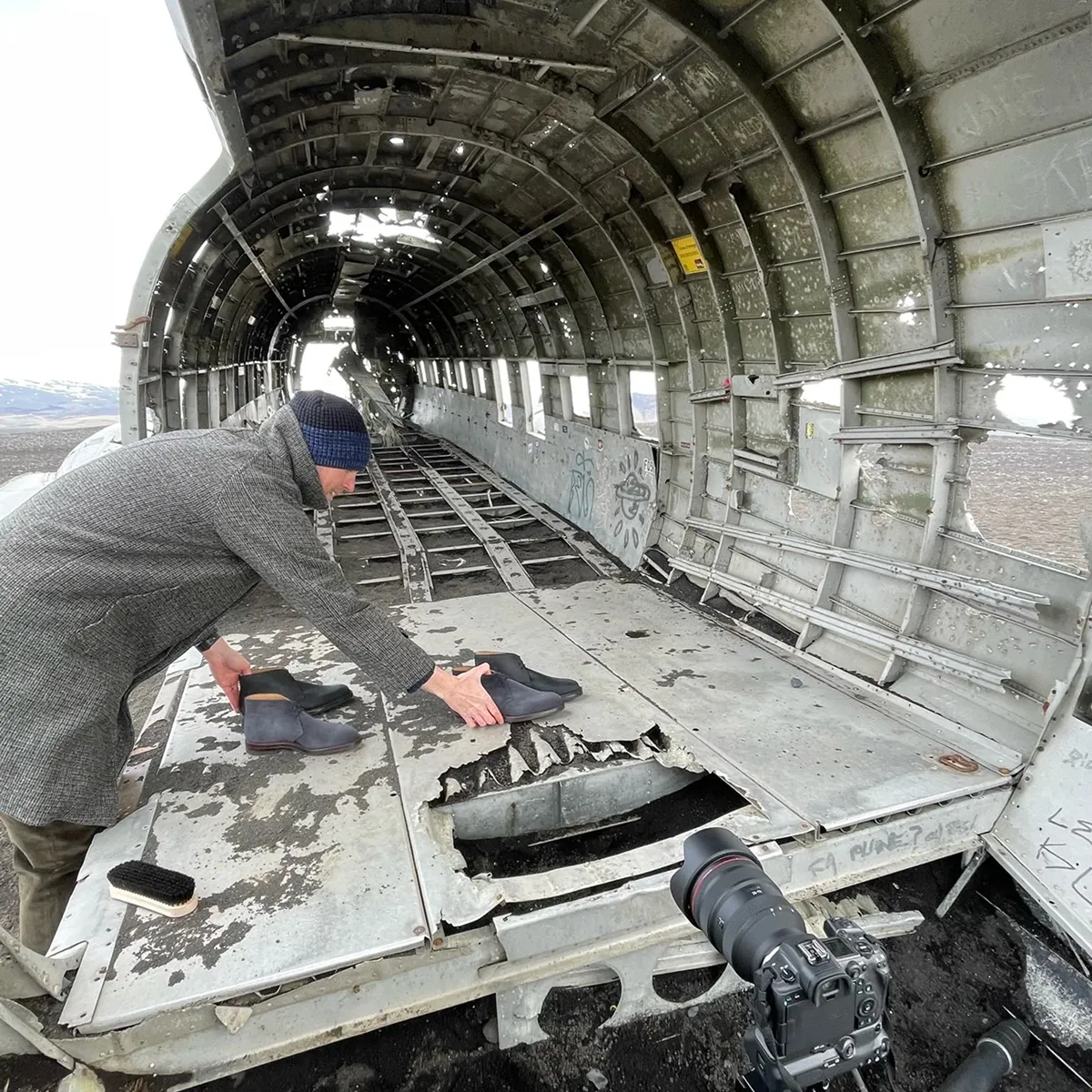 A location shoot in Iceland for premier shoe brand Crockett and Jones.