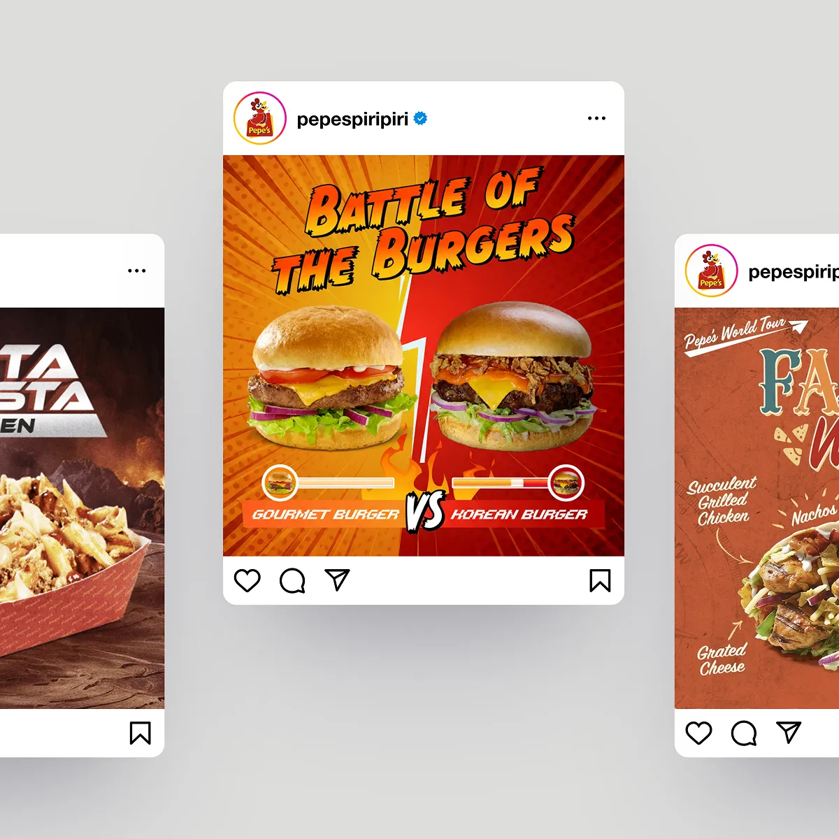 Pepe's content on social media.