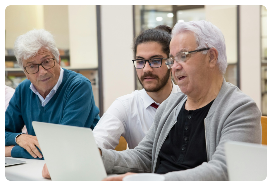 Granite Risk Advisors insurance advisors meeting with clients to discuss personalized coverage options