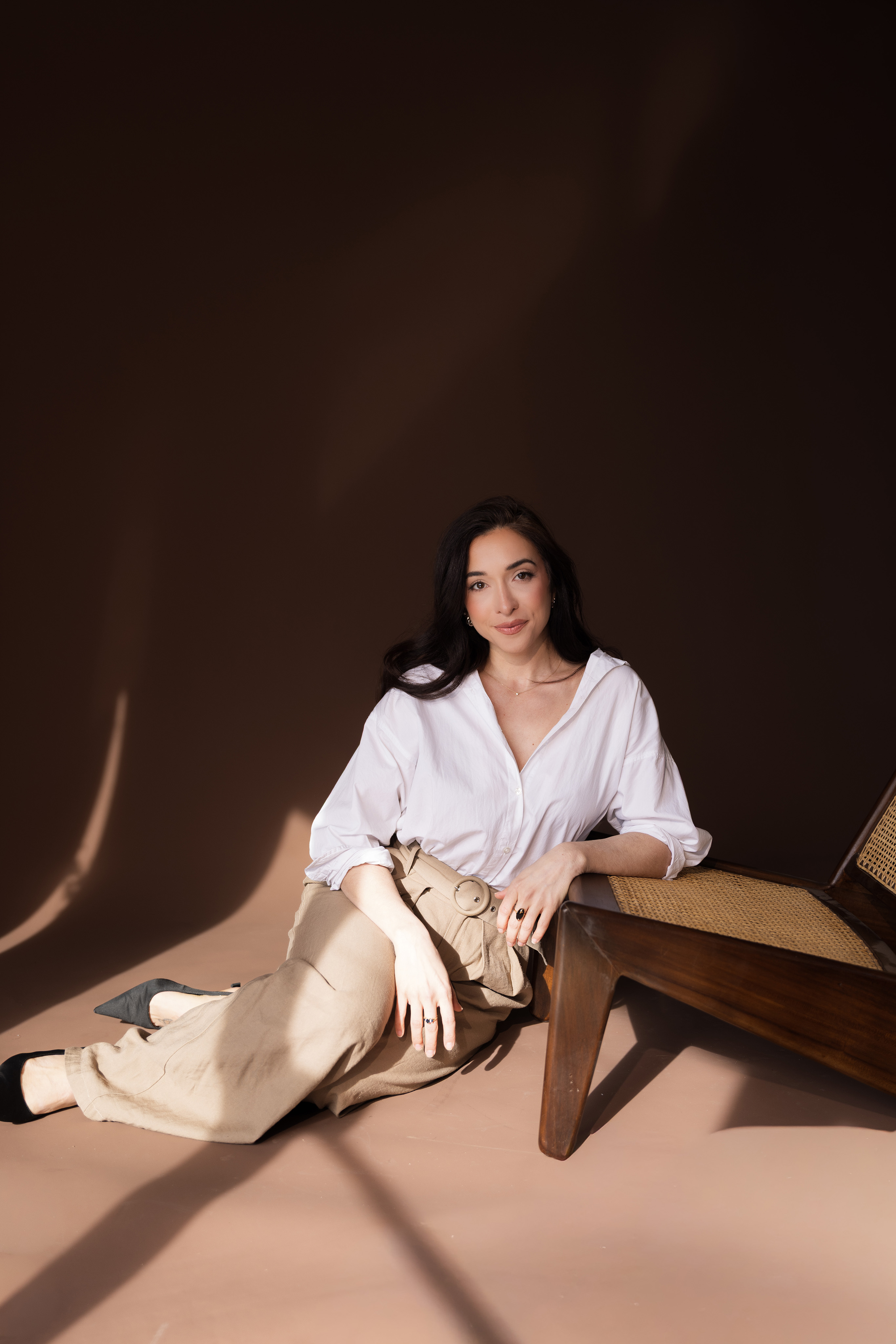 Photo of client receiving facial