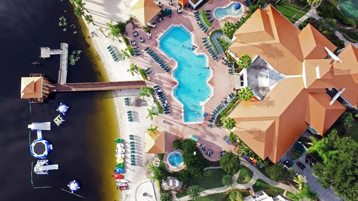Resort's view from the sky