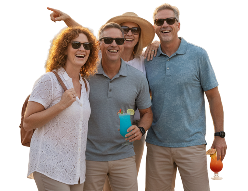 Group of people enjoying in Orlando