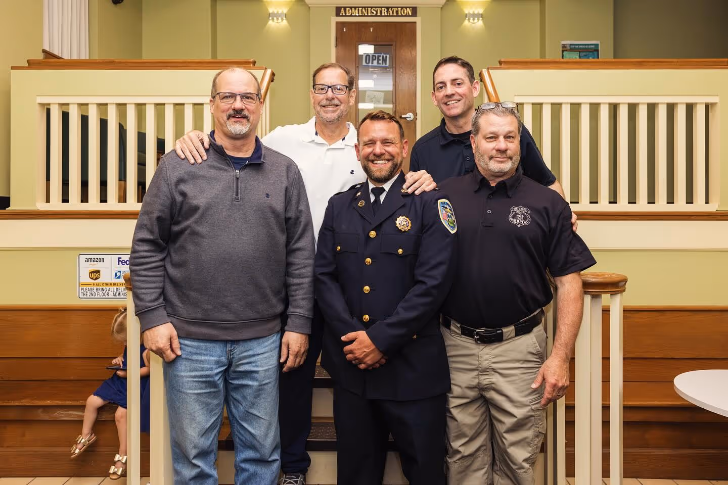 Rye Brook PBA police officers in group photo