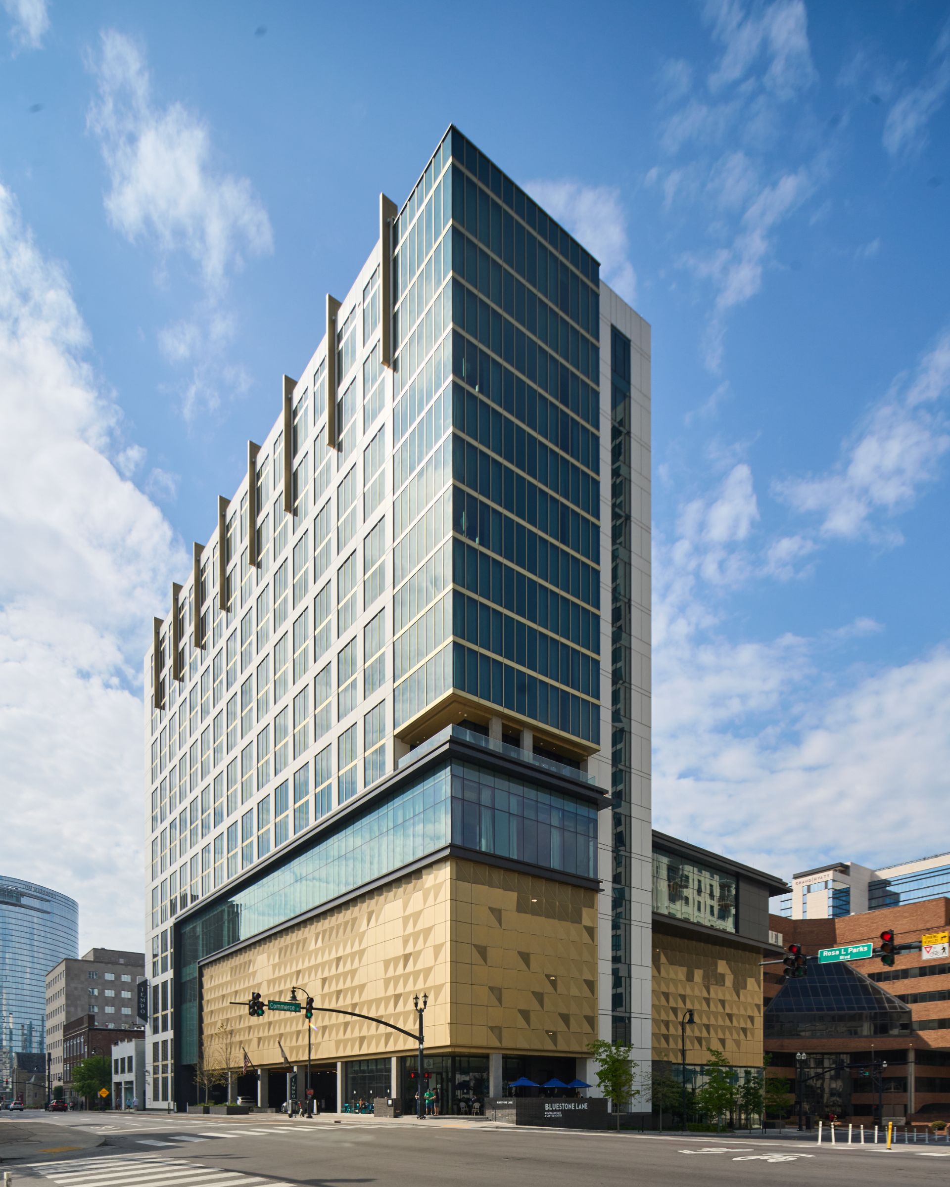 Structural steel and glass elements — Capturing Austin architectural photography by Omar Mohammad Studio