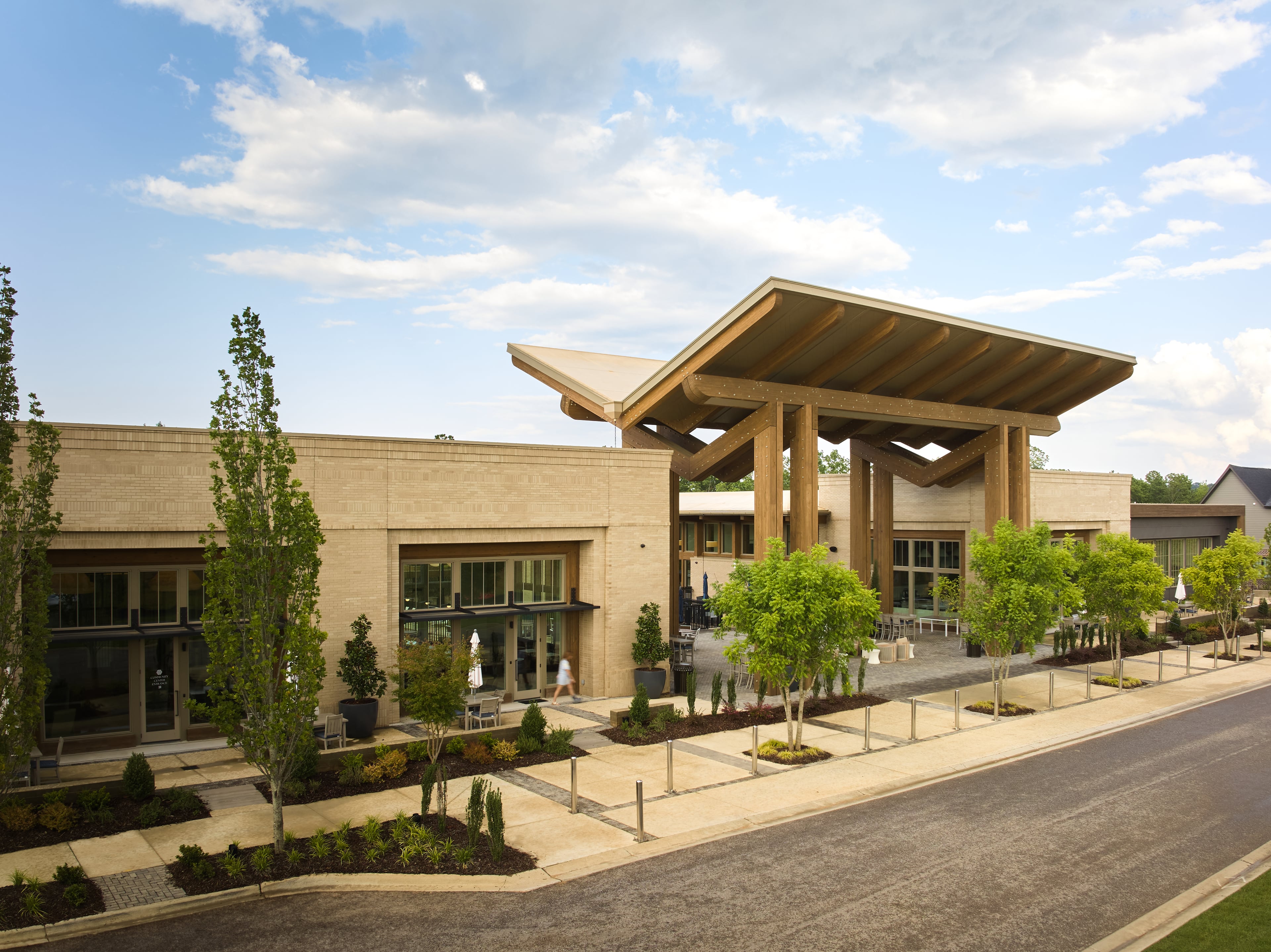Architectural facade and building entrance — The William architectural photography by Omar Mohammad Studio