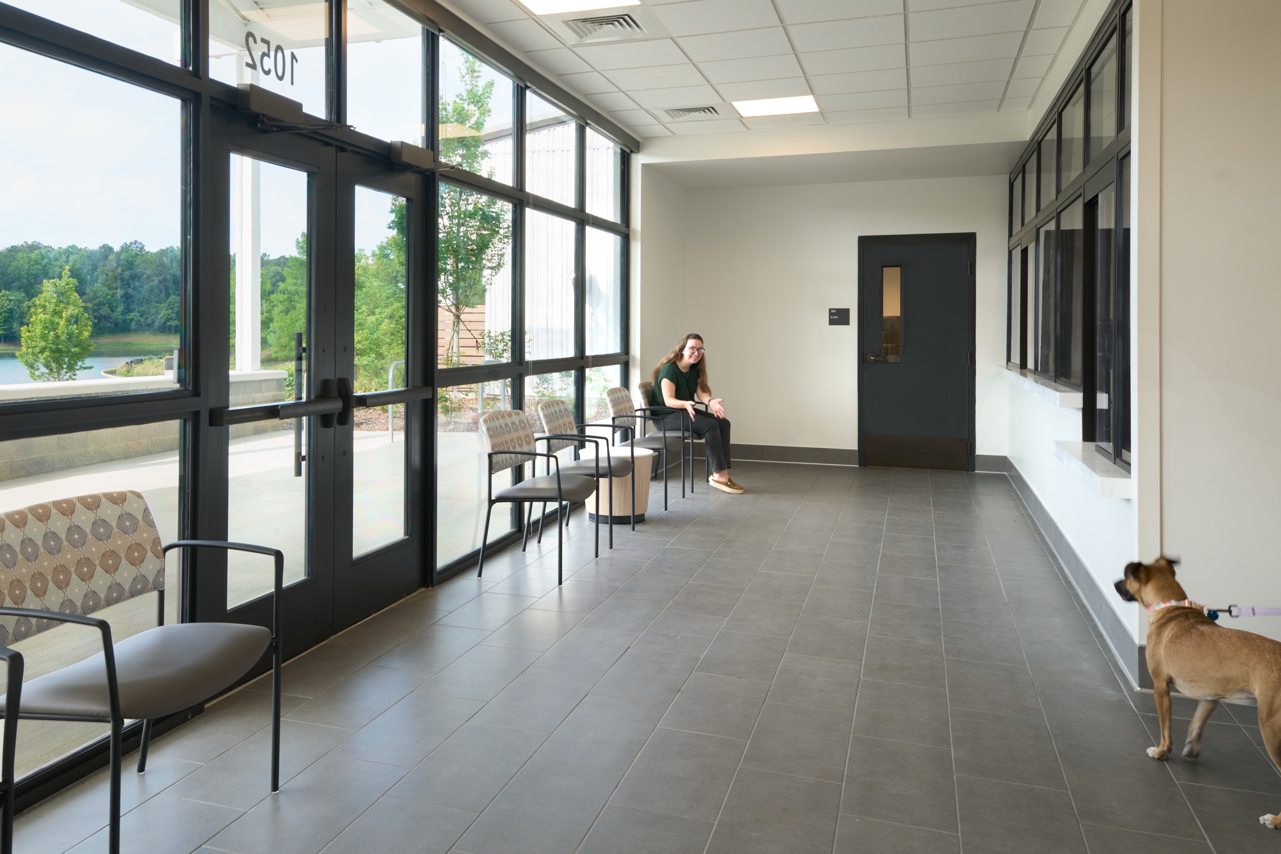 Greater Birmingham Humane Society and Jefferson County Animal Control by Birchfield Penuel. Civic facility photography by Omar Mohammad Studio.