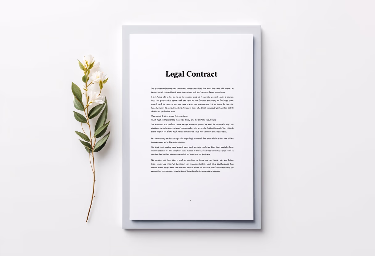 image of legal contract templates for a legal tech