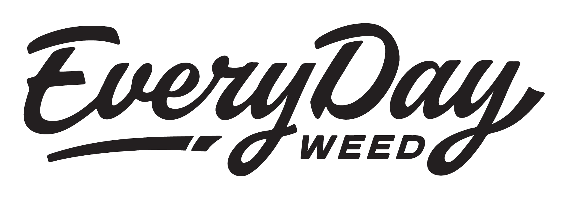 EveryDay Weed brand logo in black script and block letters.
