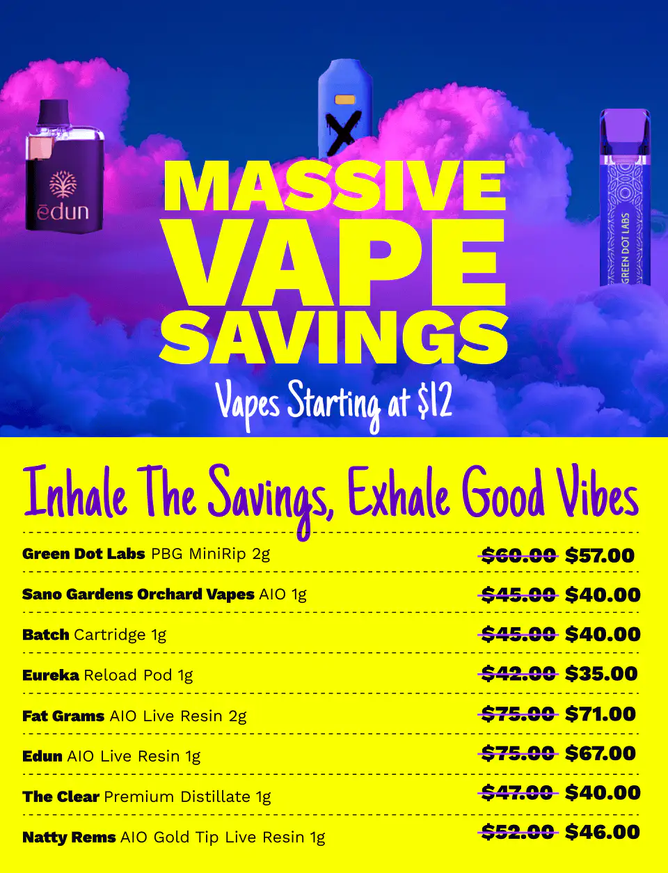 Massive Vape Savings at Star Buds — Vapes starting at $12