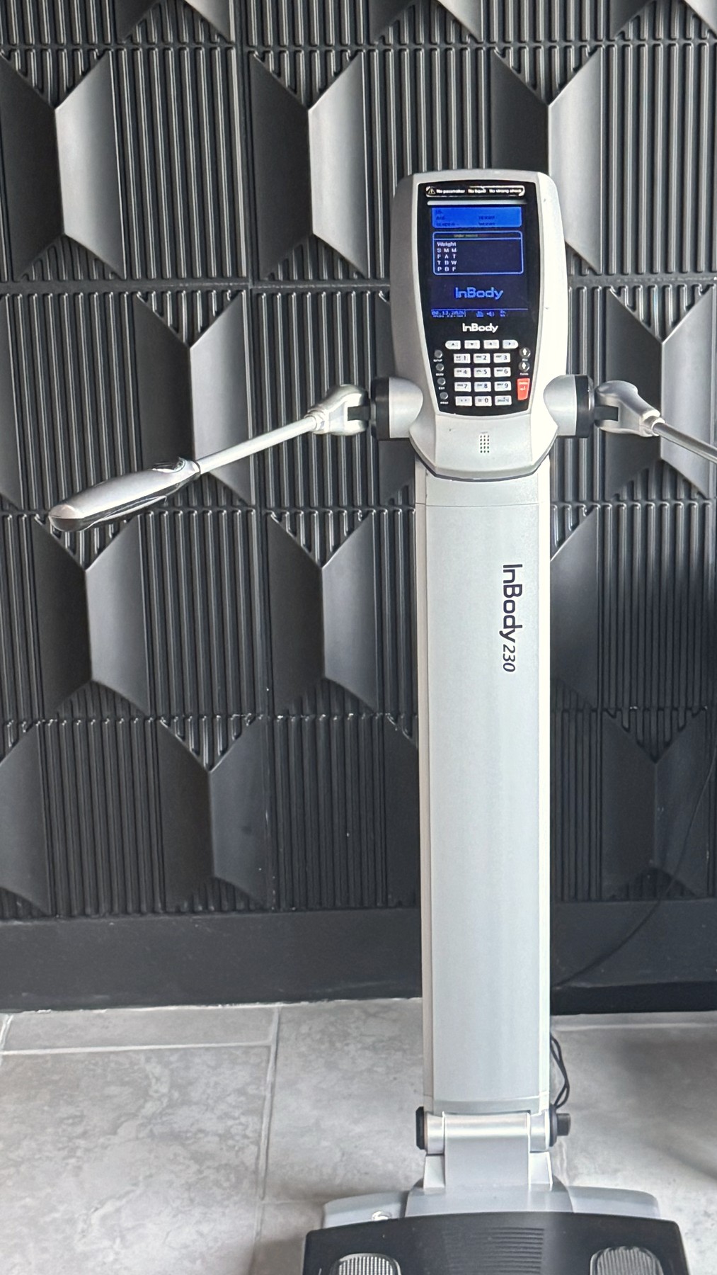 InBody body composition analysis