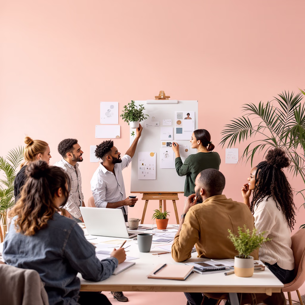 [team] image of teamwork in the studio