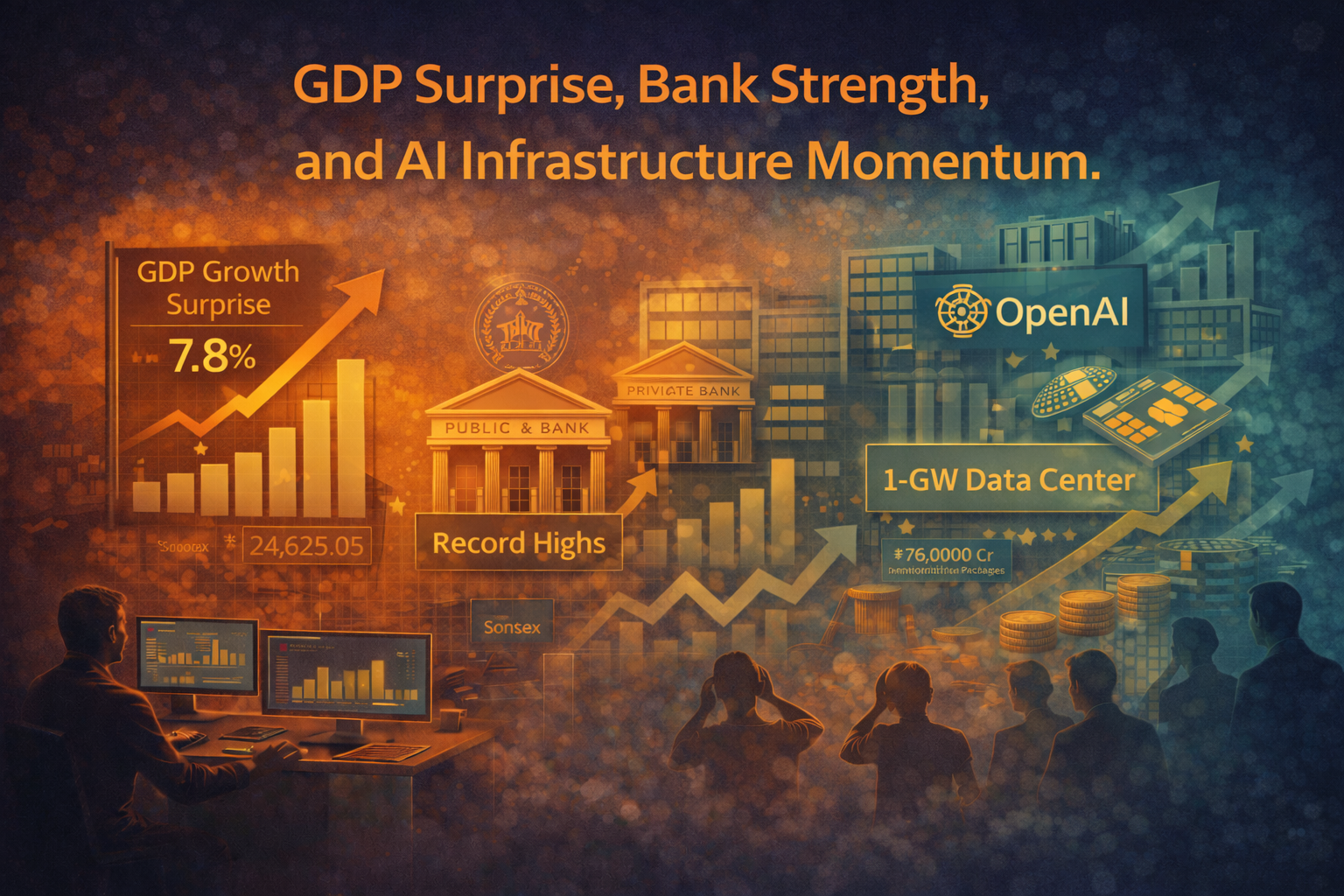 September 2, 2025 | GDP Surprise, Bank Strength, and AI Infrastructure Momentum.