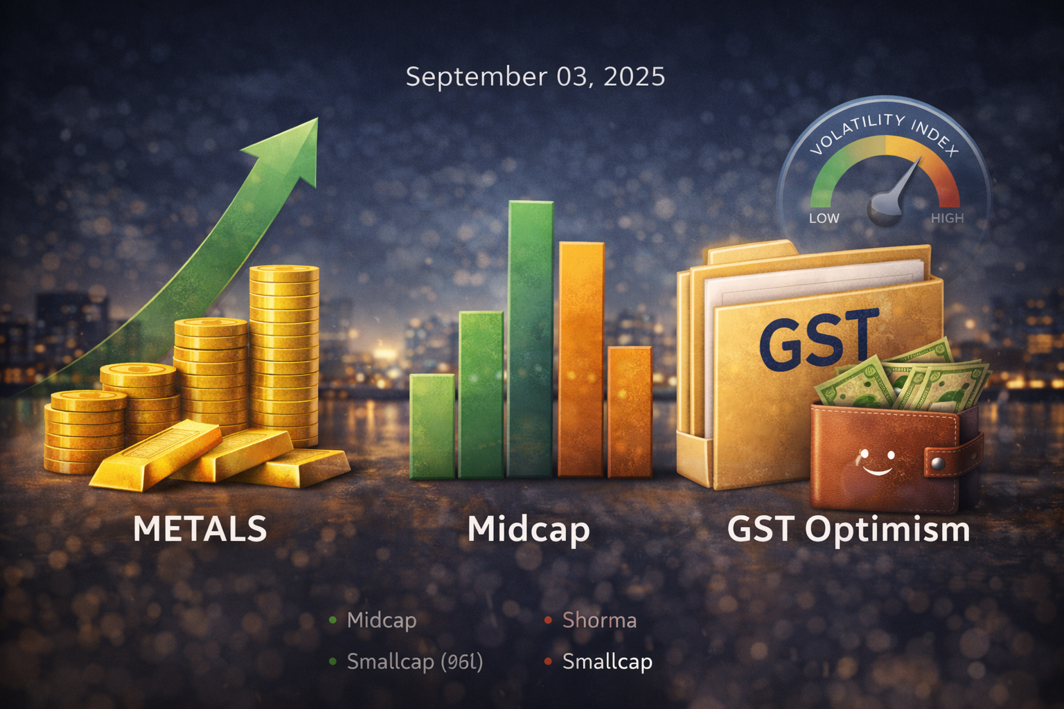 September 03, 2025 | Metals Leadership, Breadth Expansion, and GST Optimism
