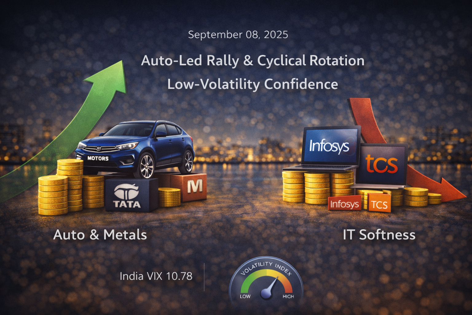 September 08, 2025 | Auto Momentum, Cyclical Rotation, and Low-Volatility Gains