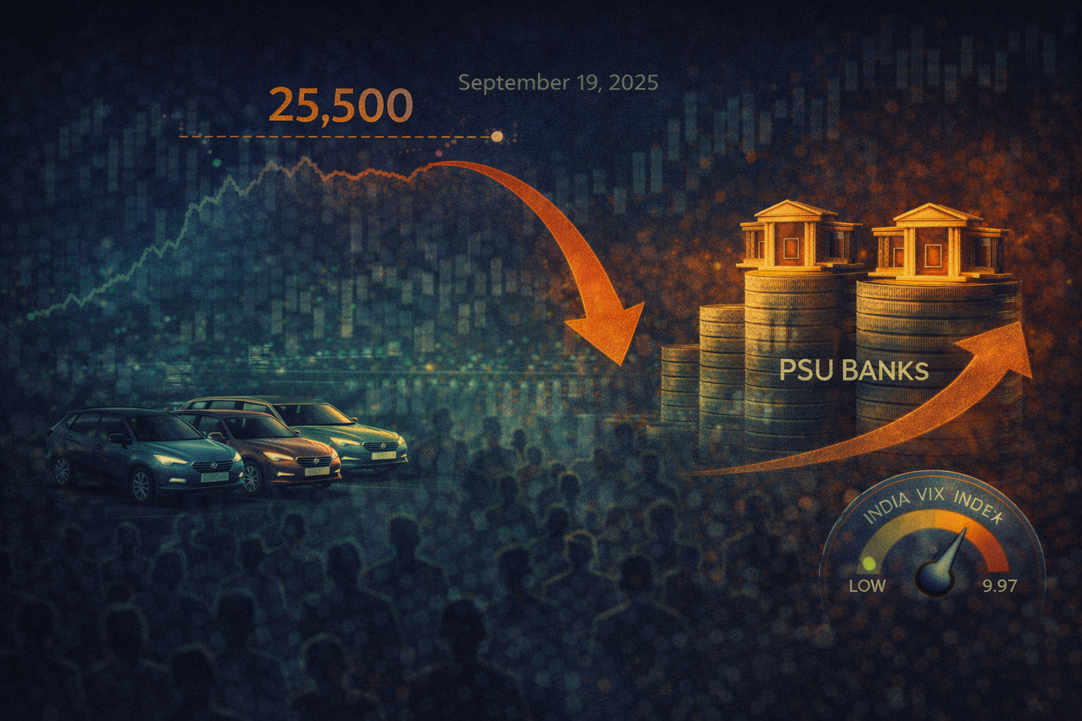 September 19, 2025 | Resistance Rejection, PSU Bank Support, and Large-Cap Cooling