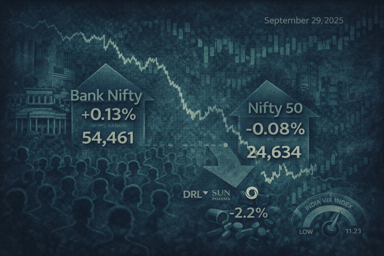 September 29, 2025 | Gap-Up Fade, Bank Nifty Resilience, and Base-Building Signals