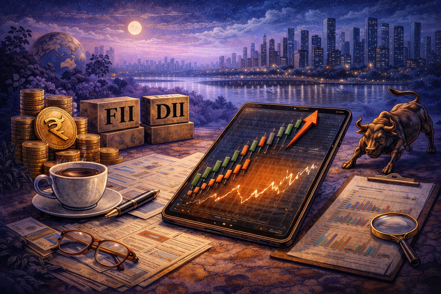 January 8, 2026 | Cautious Open, Mixed Global Cues, and DII Support in Focus