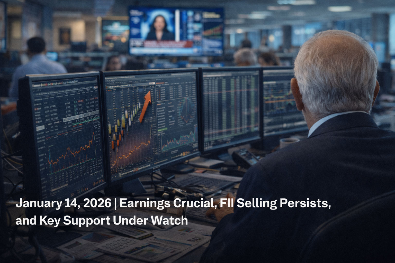 January 14, 2026 | Earnings Crucial, FII Selling Persists, and Key Support Under Watch