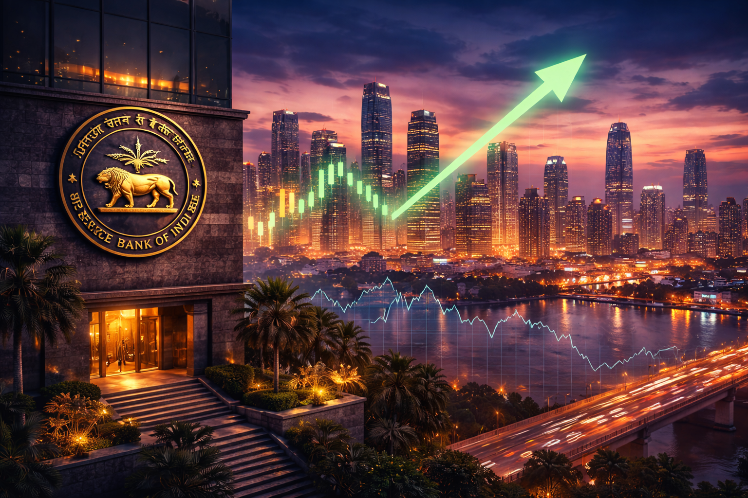 December 5, 2025 | RBI Cuts Repo to 6.25%, Nifty Rallies 153 Points, PSU Banks Lead, and Large-Cap Rotation Deepens