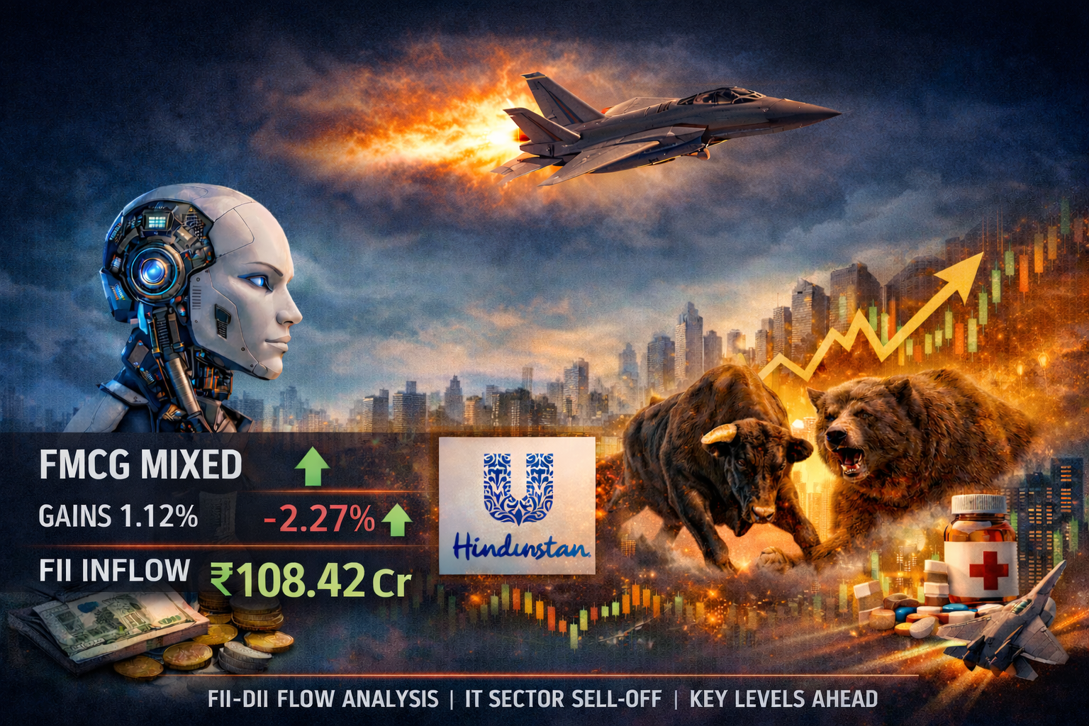 February 12, 2026 | IT Selloff Drags Nifty Below 25,850 as Financials Hold Firm Amid Negative Breadth