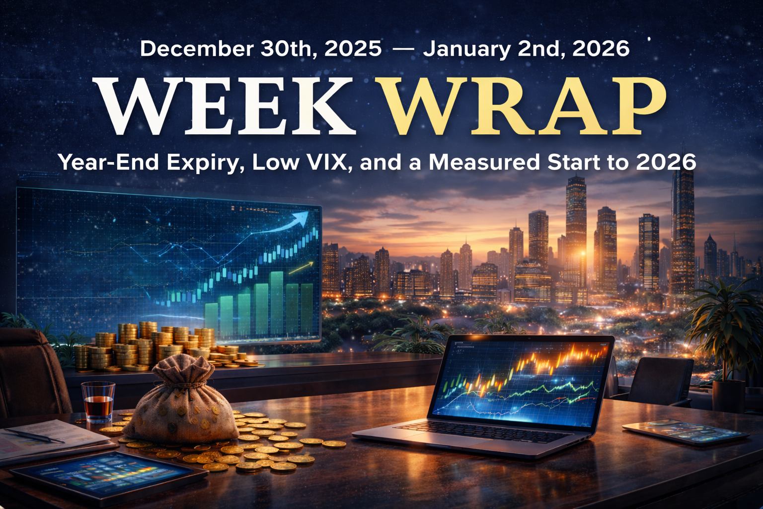 December 30th, 2025–January 2nd, 2026 – Week Wrap | Year-End Expiry, Low VIX, and a Measured Start to 2026