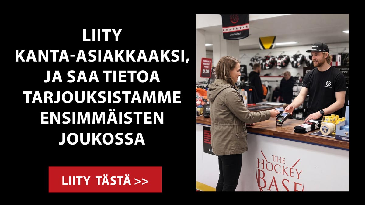 Liittymällä Hockey base kanta-asiakkaaksi ja tilaamalla uutiskirjeen saat ensimmäisten joukossa tietoa tarjouksista ja uutuuksista
