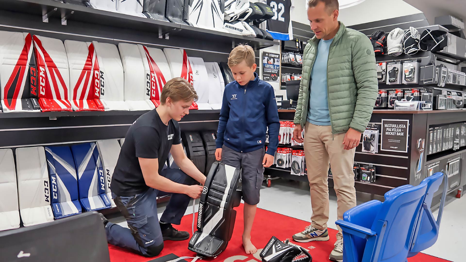 Maalivahdin patjojen valinnassa apunasi on Hockey Base asiantuntijat ja maan laajin valikoima tuotteita