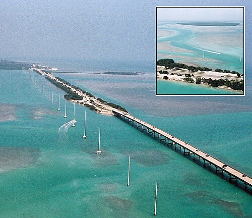 The Overseas Highway stretches across the Florida Keys, one of the world's most scenic drives