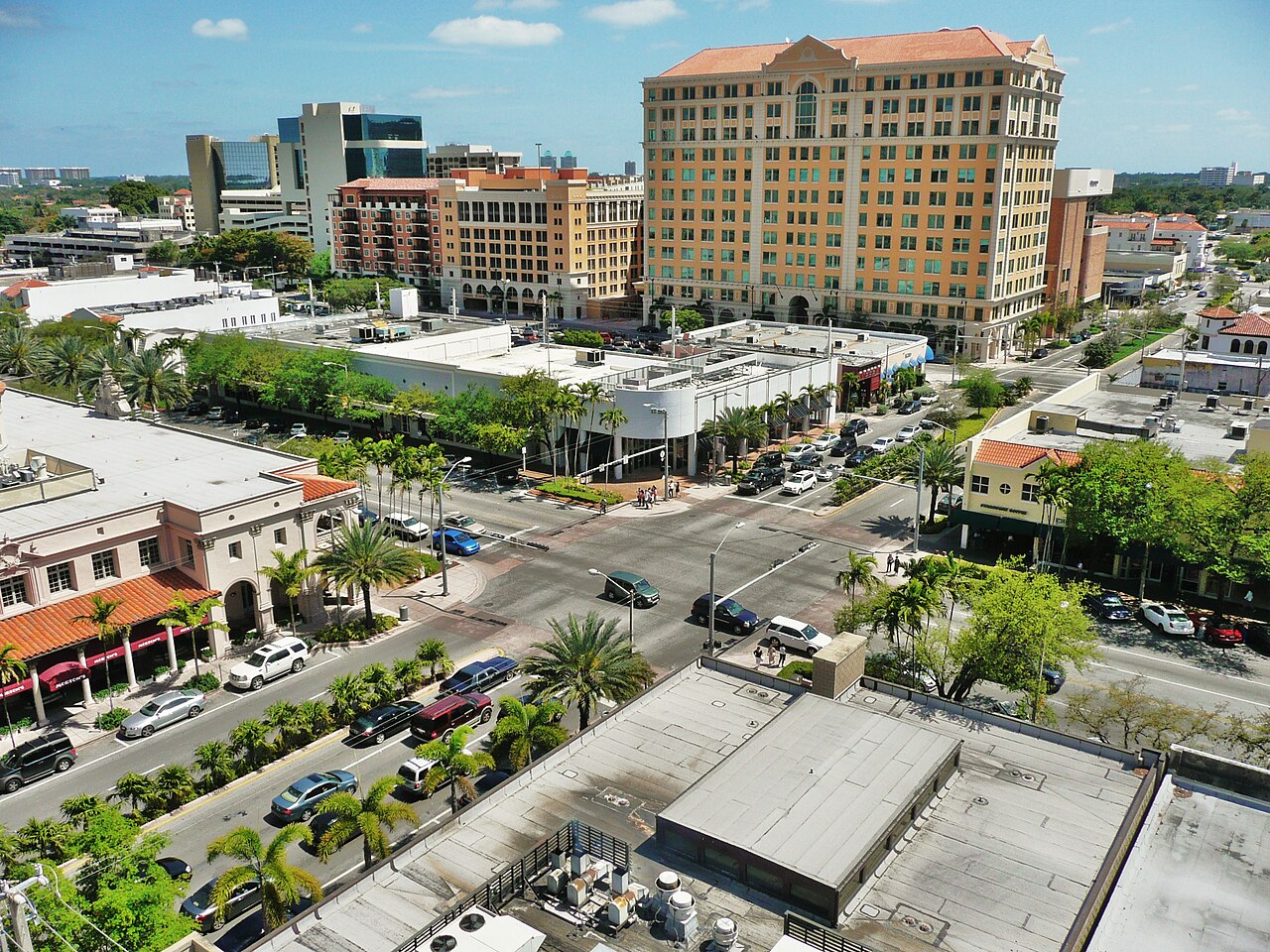 The tree-lined streets of Coral Gables, home to Daniel's Miami